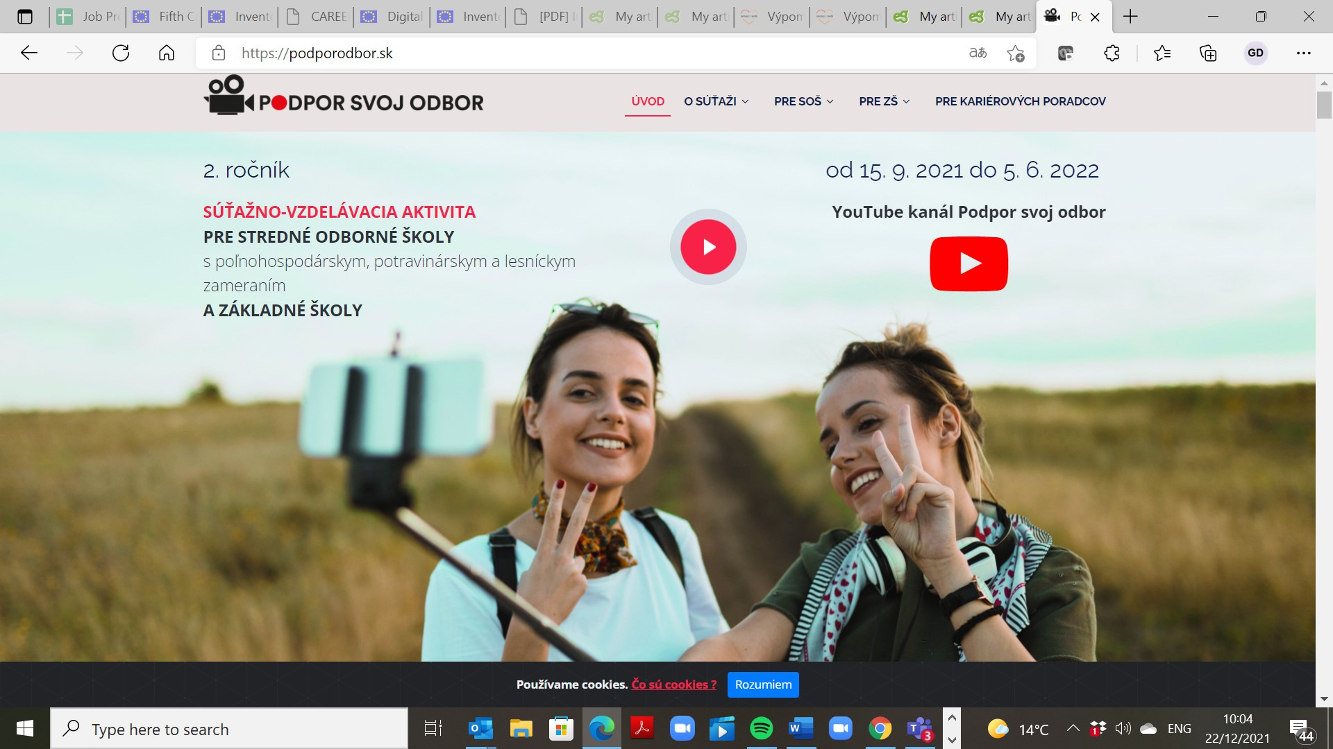 Contest “Support your Vocation” (Slovak Agriculture and Food Chamber)