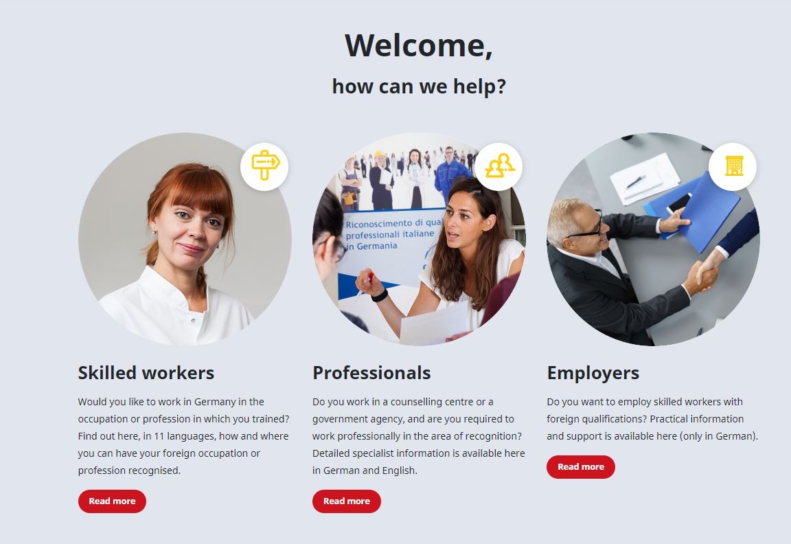 Portal “Anerkennung in Deutschland“ – “Recognition in Germany” expands online presence